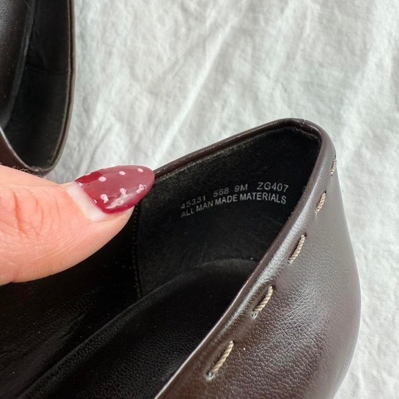 Lauren Scott Shoes "Blake" Style Tassels Bold Stitching Dark Brown 9M Twee Y2k - Picture 7 of 8